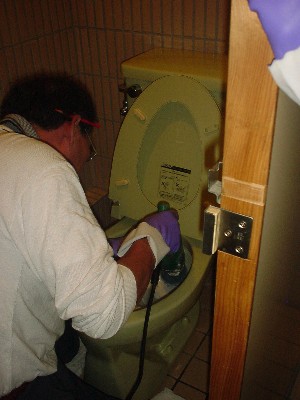 旅館トイレお掃除研修