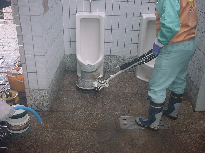 トイレお掃除指導